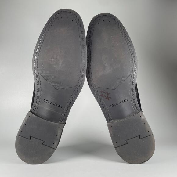 Cole Haan Nelson Plain Ox II Men 8.5M Black Pebbled Leather Plain Toe Dress Shoe main image 8